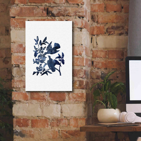 Image of 'Midnight Bluebirds' by Andrea Haase, Giclee Canvas Wall Art,12 x 18