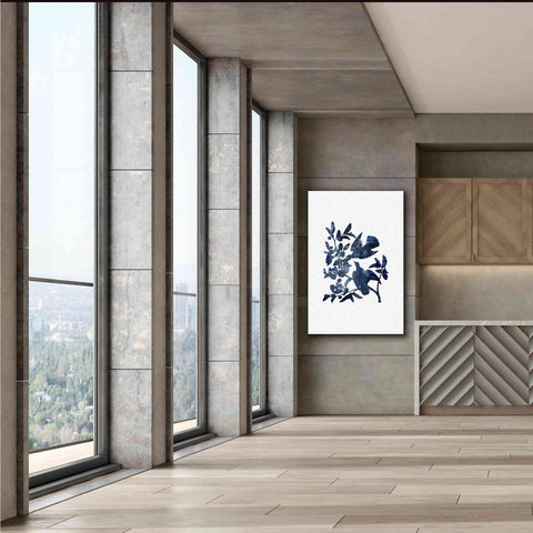 Image of 'Midnight Bluebirds' by Andrea Haase, Giclee Canvas Wall Art,40 x 60