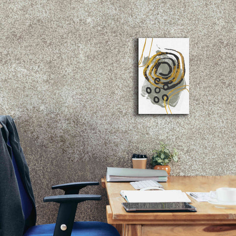 Image of 'Gold Meets Neutrals VI' by Andrea Haase, Giclee Canvas Wall Art,12 x 18