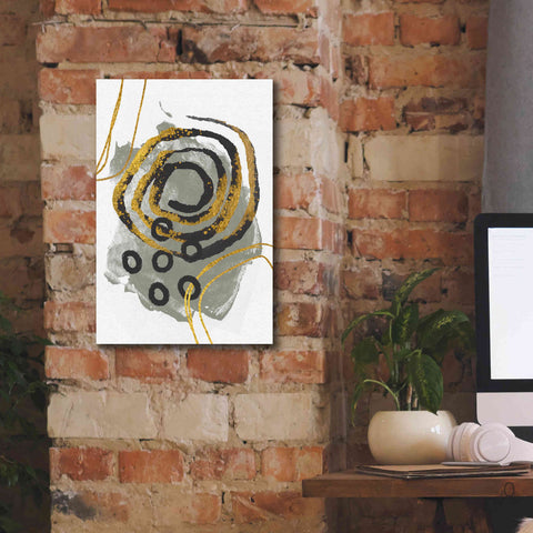 Image of 'Gold Meets Neutrals VI' by Andrea Haase, Giclee Canvas Wall Art,12 x 18