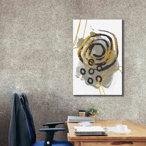Image of 'Gold Meets Neutrals VI' by Andrea Haase, Giclee Canvas Wall Art,26 x 40