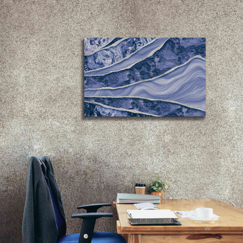 Image of 'Blue Marble And Stone' by Andrea Haase Giclee Canvas Wall Art,40 x 26