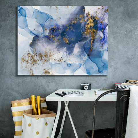 Image of 'Alcohol Ink Fantasy VI' by Andrea Haase Giclee Canvas Wall Art,34 x 26