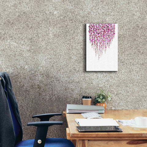 Image of 'Fancy Dots Pink' by Andrea Haase Giclee Canvas Wall Art,12 x 18