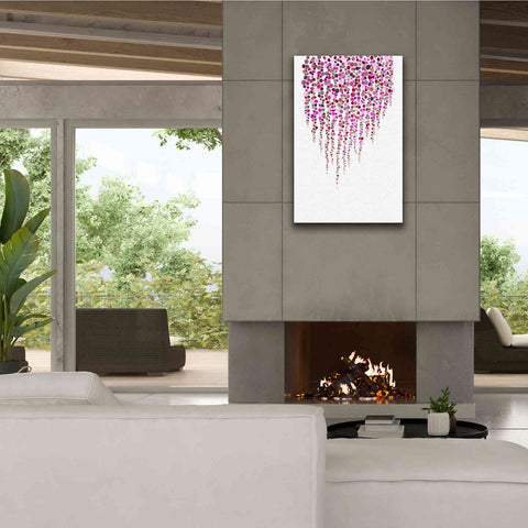 Image of 'Fancy Dots Pink' by Andrea Haase Giclee Canvas Wall Art,26 x 40