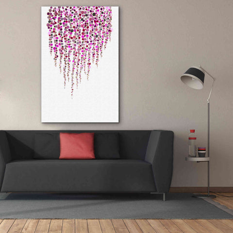 Image of 'Fancy Dots Pink' by Andrea Haase Giclee Canvas Wall Art,40 x 60