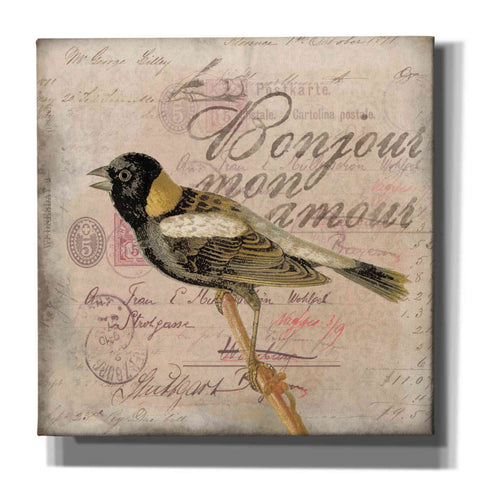 Image of 'Bonjour Mon Amour' by Andrea Haase Giclee Canvas Wall Art