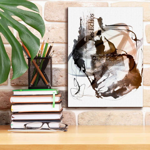 Image of 'Story Of Passion Brown' by Andrea Haase Giclee Canvas Wall Art,12 x 16