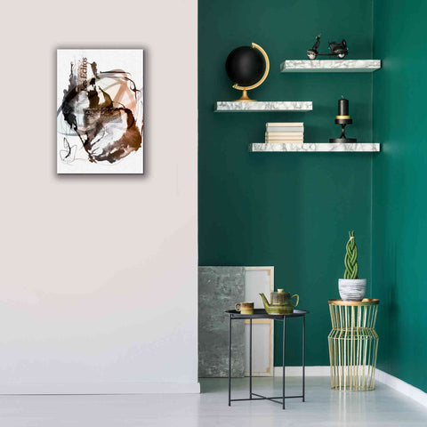 Image of 'Story Of Passion Brown' by Andrea Haase Giclee Canvas Wall Art,18 x 26