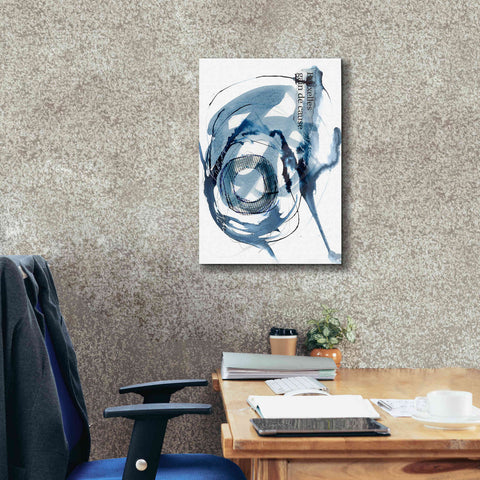 Image of 'Story Of Hope Blue' by Andrea Haase Giclee Canvas Wall Art,18 x 26