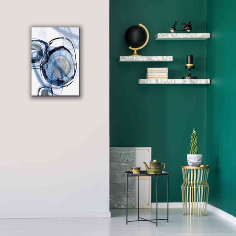 Image of 'Story Of Escape Blue' by Andrea Haase Giclee Canvas Wall Art,18 x 26