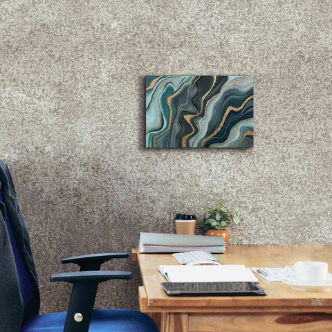 Image of 'Marbled Ink' by Andrea Haase Giclee Canvas Wall Art,18 x 12