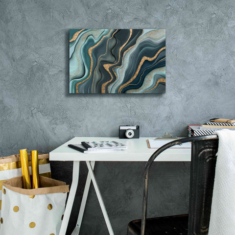 Image of 'Marbled Ink' by Andrea Haase Giclee Canvas Wall Art,18 x 12