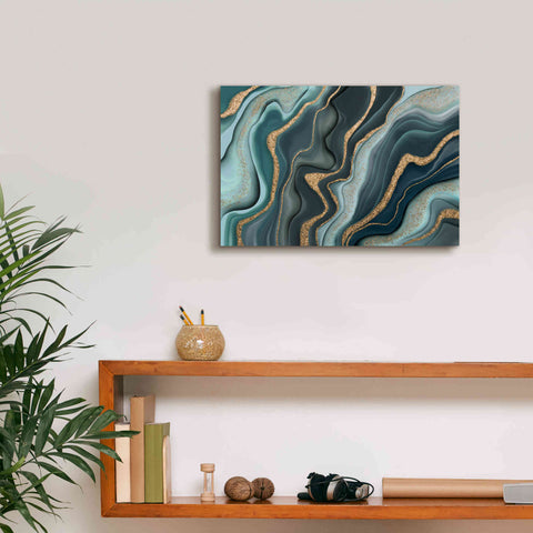 Image of 'Marbled Ink' by Andrea Haase Giclee Canvas Wall Art,18 x 12