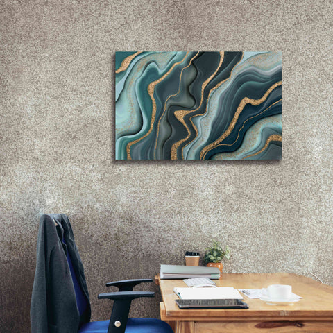 Image of 'Marbled Ink' by Andrea Haase Giclee Canvas Wall Art,40 x 26