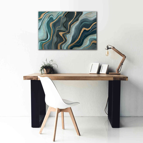 Image of 'Marbled Ink' by Andrea Haase Giclee Canvas Wall Art,40 x 26