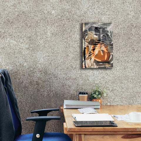 Image of 'Exotic Night Orange' by Andrea Haase Giclee Canvas Wall Art,12 x 18