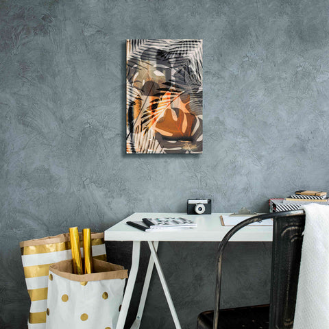 Image of 'Exotic Night Orange' by Andrea Haase Giclee Canvas Wall Art,12 x 18