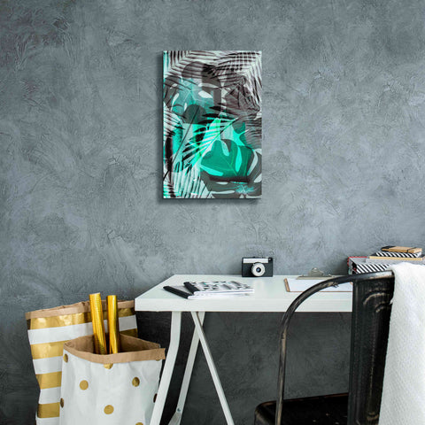 Image of 'Exotic Night Green' by Andrea Haase Giclee Canvas Wall Art,12 x 18