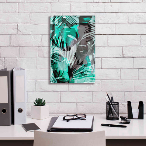 Image of 'Exotic Journey Green' by Andrea Haase Giclee Canvas Wall Art,12 x 18