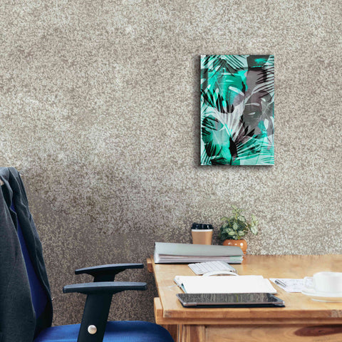 Image of 'Exotic Journey Green' by Andrea Haase Giclee Canvas Wall Art,12 x 18