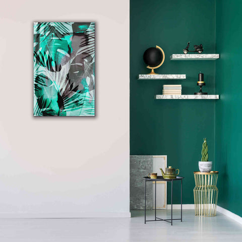 Image of 'Exotic Journey Green' by Andrea Haase Giclee Canvas Wall Art,26 x 40