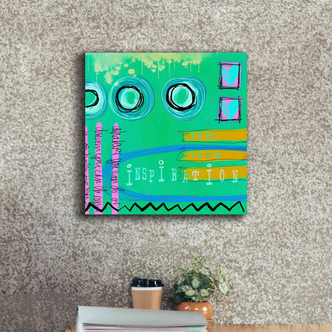 Image of 'Abstract Inspiration' by Andrea Haase Giclee Canvas Wall Art,18 x 18