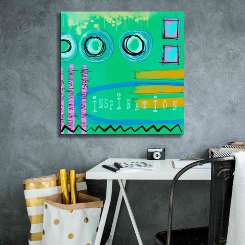 Image of 'Abstract Inspiration' by Andrea Haase Giclee Canvas Wall Art,26 x 26
