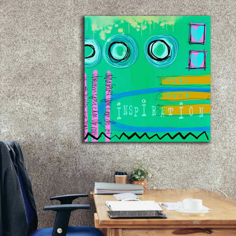 Image of 'Abstract Inspiration' by Andrea Haase Giclee Canvas Wall Art,37 x 37