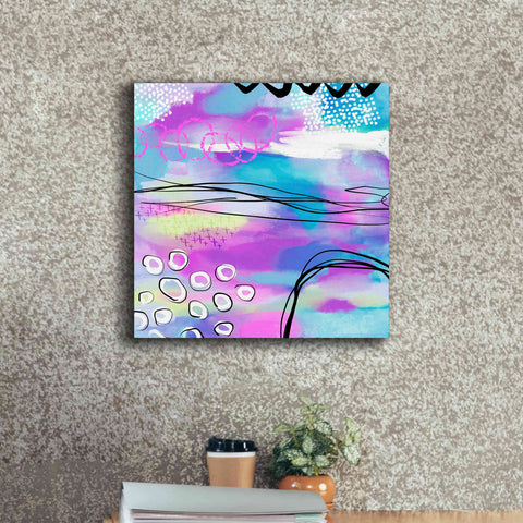 Image of 'Abstract Summer Dream' by Andrea Haase Giclee Canvas Wall Art,18 x 18