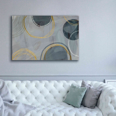 Image of 'Golden Line Abstraction' by Andrea Haase Giclee Canvas Wall Art,60 x 40