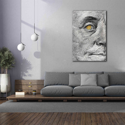 Image of 'Money Rules The World' by Andrea Haase Giclee Canvas Wall Art,40 x 60