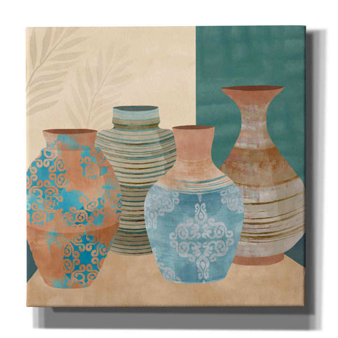 Image of 'Earthenware Pots II' by Flora Kouta Giclee Canvas Wall Art