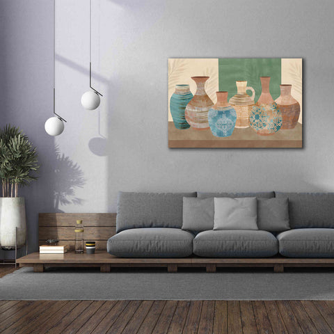 Image of 'Earthenwared Pots IV' by Flora Kouta Giclee Canvas Wall Art,60 x 40