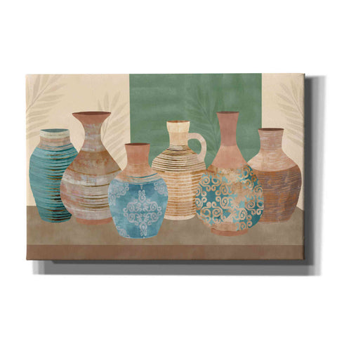 Image of 'Earthenwared Pots IV' by Flora Kouta Giclee Canvas Wall Art