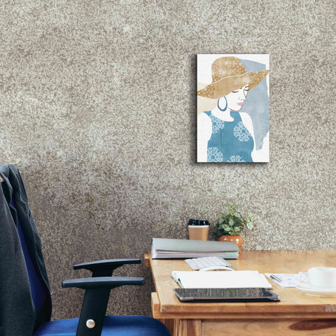 Image of 'Chapeau Boho I' by Flora Kouta Giclee Canvas Wall Art,12 x 18