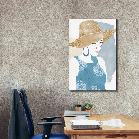 Image of 'Chapeau Boho I' by Flora Kouta Giclee Canvas Wall Art,26 x 40