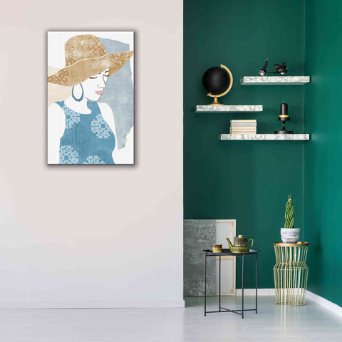 Image of 'Chapeau Boho I' by Flora Kouta Giclee Canvas Wall Art,26 x 40