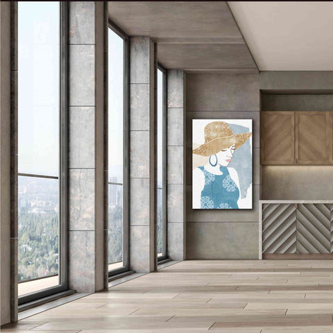 Image of 'Chapeau Boho I' by Flora Kouta Giclee Canvas Wall Art,40 x 60