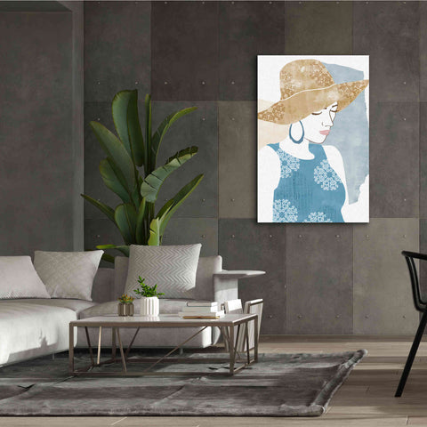 Image of 'Chapeau Boho I' by Flora Kouta Giclee Canvas Wall Art,40 x 60