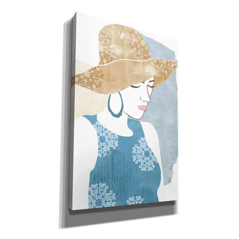 Image of 'Chapeau Boho I' by Flora Kouta Giclee Canvas Wall Art