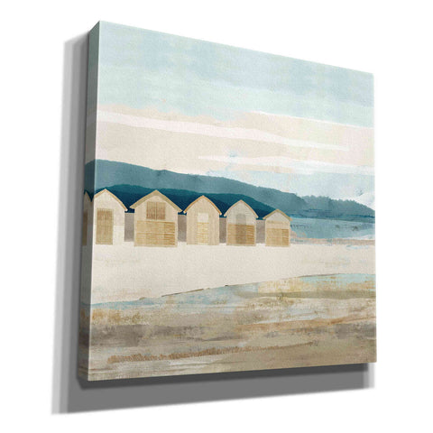 Image of 'Stone Bay Huts I' by Flora Kouta Giclee Canvas Wall Art