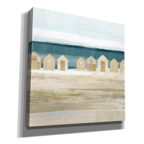 Image of 'Stone Bay Huts II' by Flora Kouta Giclee Canvas Wall Art