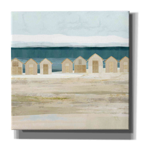 Image of 'Stone Bay Huts II' by Flora Kouta Giclee Canvas Wall Art