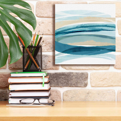 Image of 'Cirrus Flow I' by Flora Kouta Giclee Canvas Wall Art,12 x 12