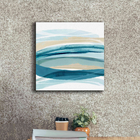 Image of 'Cirrus Flow I' by Flora Kouta Giclee Canvas Wall Art,18 x 18