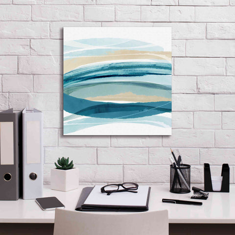 Image of 'Cirrus Flow I' by Flora Kouta Giclee Canvas Wall Art,18 x 18