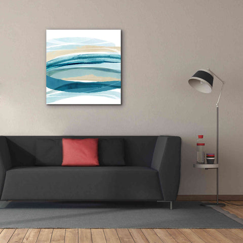 Image of 'Cirrus Flow I' by Flora Kouta Giclee Canvas Wall Art,37 x 37