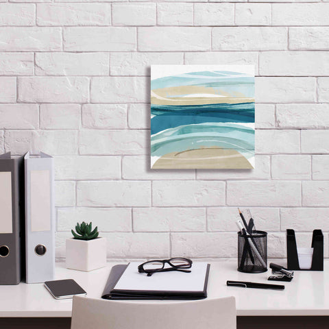 Image of 'Cirrus Flow II' by Flora Kouta Giclee Canvas Wall Art,12 x 12