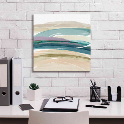 Image of 'Cirrus Flow III' by Flora Kouta Giclee Canvas Wall Art,18 x 18